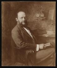 Portrait, Emil Boas, American Mgr. for Hamburg-American Line.