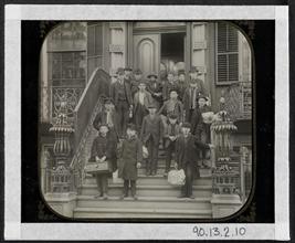 Children's Aid Society. Going West. Last party sent out by Mrs. John Jacob Astor before her death.