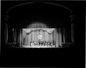 Swing Band Contest Sponsored by LOOK [Band performing on stage.]
