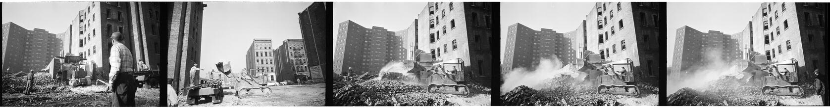 Changing New York [Buildings being demolished.]