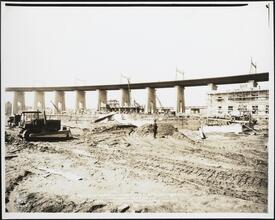Wards Island - Sewage Disposal Plant. New York City. Pump & Blower House. View Looking Southwest at Northeast Corner
