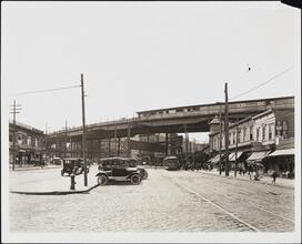 [West Farms subway station.]
