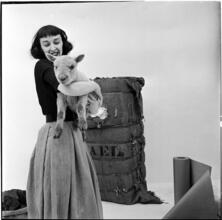 Salvador Dali: Rugs [Woman holding a lamb.]