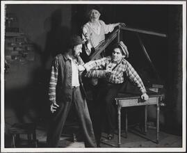 [Theater still of an unidentified production.]