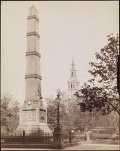 [Worth Monument and Madison Square Garden.]