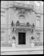 5th Avenue and 63rd Street. George Crocker residence entrance.