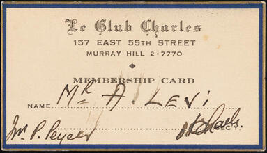 Le Club Charles
