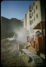 Changing New York [Building being demolished.]