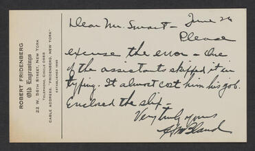 Letter from Harry T. Peters to Charles Allen Smart of Doubleday, Doran & Company, April 15, 1929