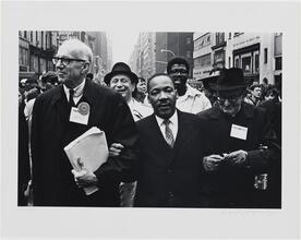 untitled [Dr. Martin Luther King, Jr., Dr. Benjamin Spock and Monsignor Rice]