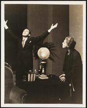 [Alla Nazimova as Mrs. Helen Alving and Harry Ellerbe as Oswald Alving in "Ghosts".]