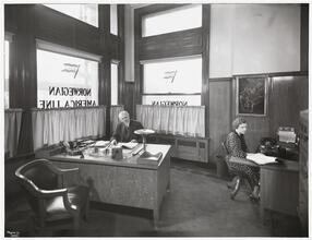 [Norwegian America Line Offices.]