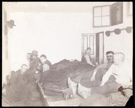 Police Station Lodging Room 5. Midnight in the Leonard Street Station.