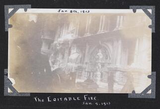 [The aftermath of the Equitable fire.]