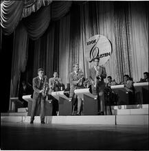 Swing Band Contest Sponsored by LOOK [Band performing on stage.]