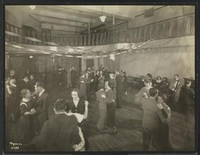 New York Association for the Blind, Interior, Dancing in Auditorium.