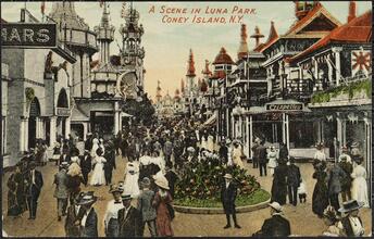 A Scene in Luna Park, Coney Island, N. Y.