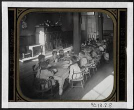 Baby Nursery in Five Points House of Industry, at supper.