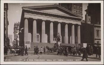U. S. Sub Treasury Wall St. New York City.