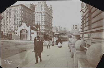 Street Scenes, Broadway, North from 71st Street.