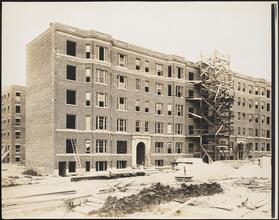 Jackson Heights Apartments. Construction view