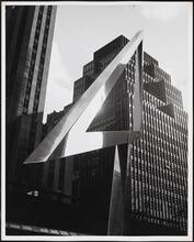 ["Sun Triangle" in front of the McGraw-Hill Building, 1221 Avenue of the Americas.]