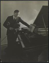 New York Association for the Blind, Group of 3, Miss Harding Instructing Violin and Cello Players.