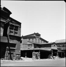 [Delapidated Hoboken Ferry building next to Pier 15 on the Hudson River waterfront.]