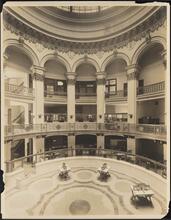 [Interior of bank.]