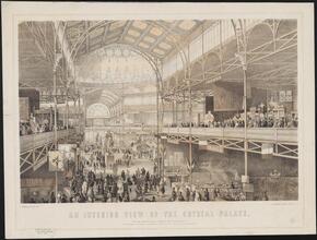 An Interior View of the Crystal Palace.