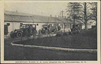 Receiving Ward, U.S. Army General Hospital No. 1 Williamsbridge, N.Y.