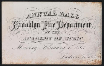 Annual Ball of the Brooklyn Fire Department