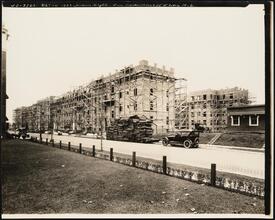 [Jackson Heights Apartments. Construction view.]