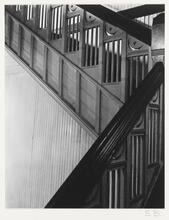 The Weehawken Ferry Story [Staircase in a ferry terminal.]