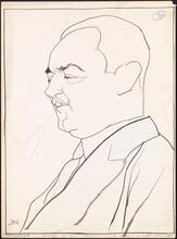 [Sir Guy Standing as Max Bernard in "The Return of Sophie Lang".]