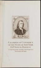 Chamber of Commerce of the State of New York 155th Annual Banquet