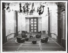 [S.S. "Normandie", Foyer, B. Deck.]