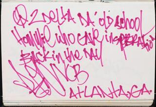 [Page in Delta II's black book.]