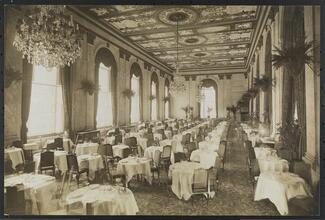 Hotel Biltmore, Interiors, Dining rooms.