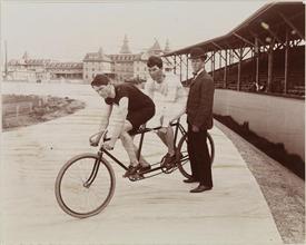 Sports, Bicycle Racing, Tandem, Manhattan Beach.