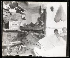 Lodgers in a crowded Bayard Street tenement - "Five cents a spot."
