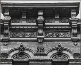 [Architectural details on an unidentified building.]