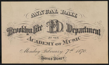 Annual Ball of the Brooklyn Fire Department