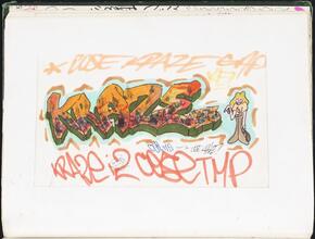 KRAZE [Page in COSE TDS's black book.]