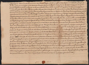 Indenture between Pieter Oblienis of Harlem and Abraham Gouverneur of New York City for land called the Dominees Farm, June 13, 1732