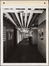 [Eleven views of empty civil defense offices.]