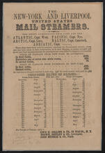 The New-York and Liverpool United States Mail Steamers
