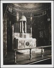 [Church. Interior, altar.]