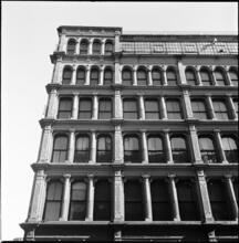[Bedford Avenue façade of 138 Broadway.]