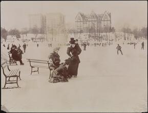 Skating, Central Park.